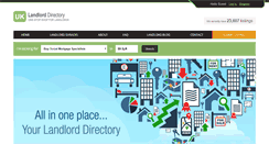 Desktop Screenshot of landlord-directory.co.uk